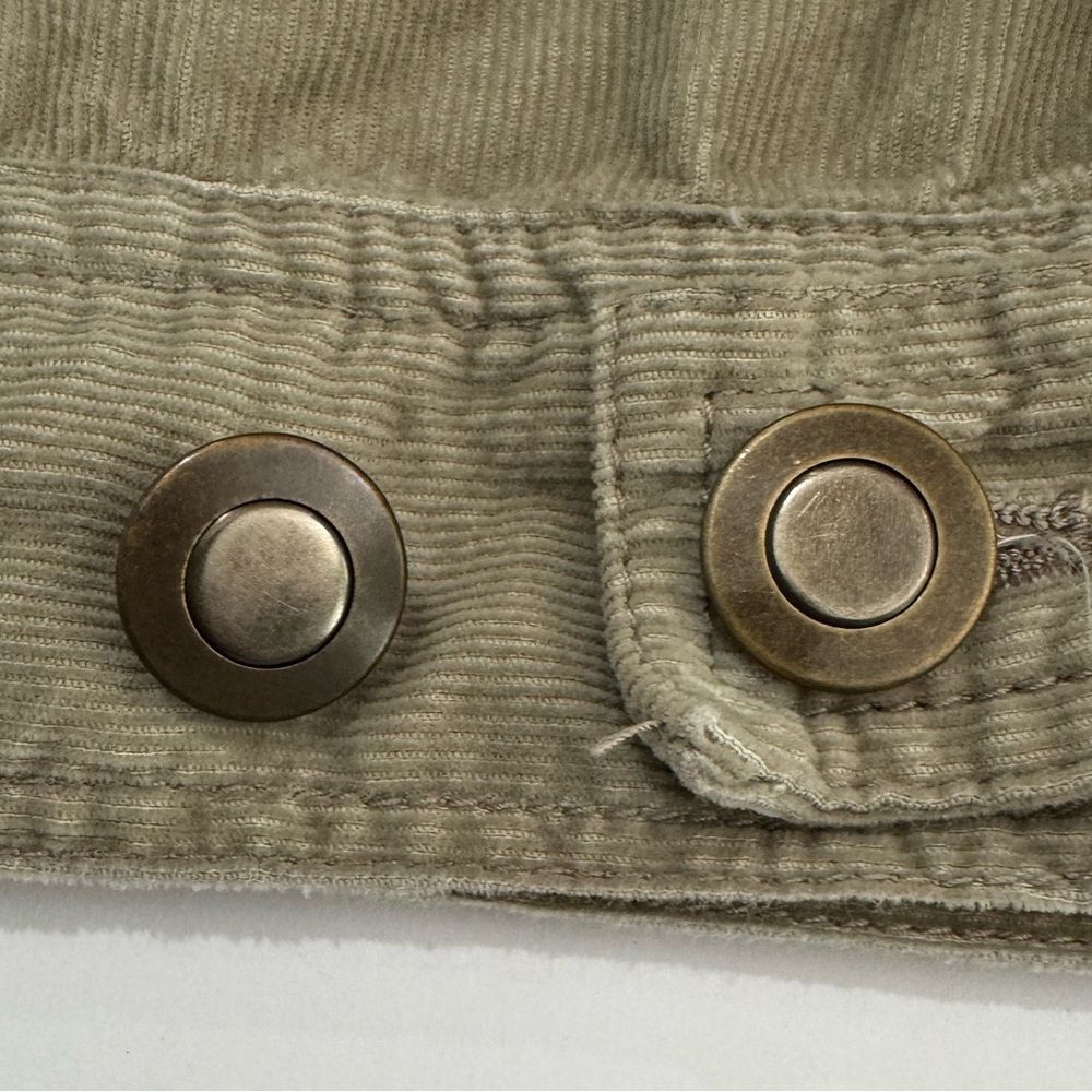 Silverbird Corduroy Track Set Tan Stripe Jacket Pants Womens M - Picture 10 of 12